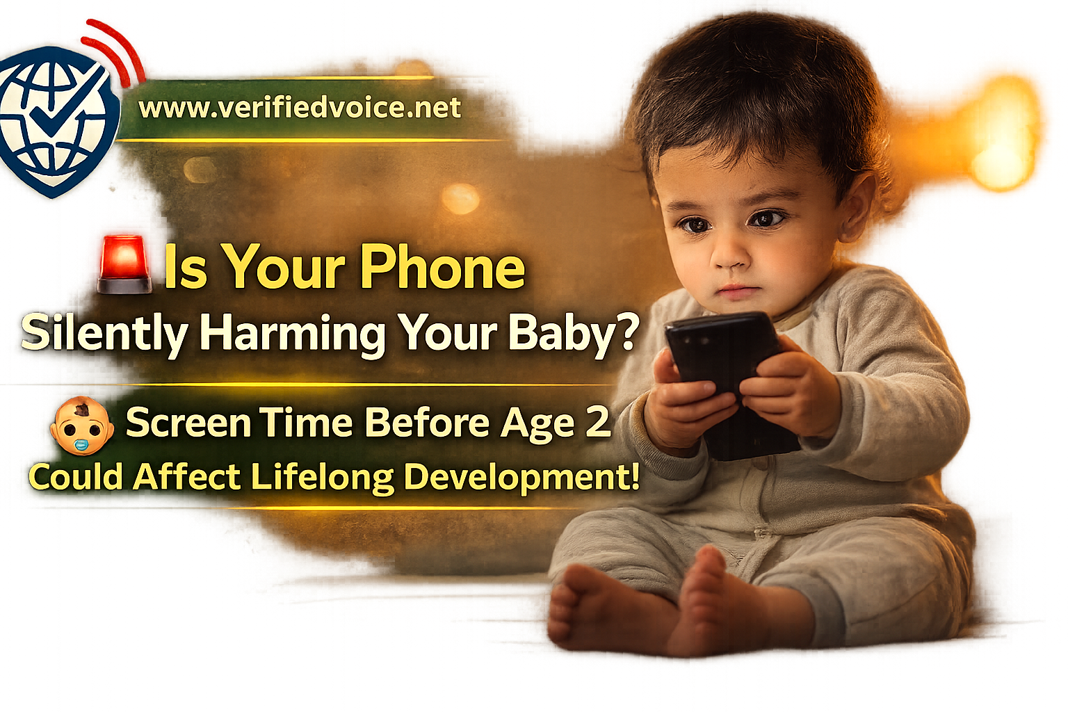 screen time before age 2 may harm child development