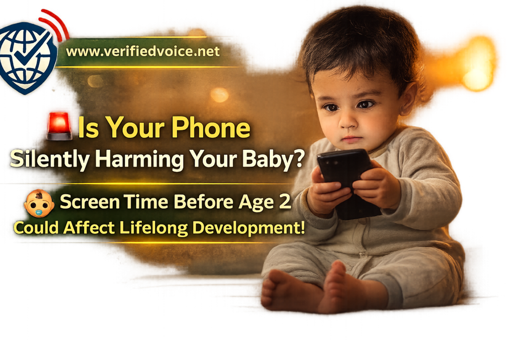 screen time before age 2 may harm child development