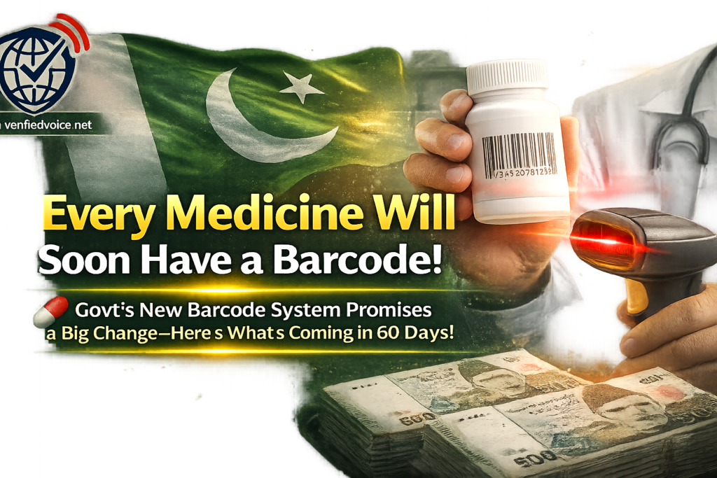 pakistan barcode system for medicines fake drugs