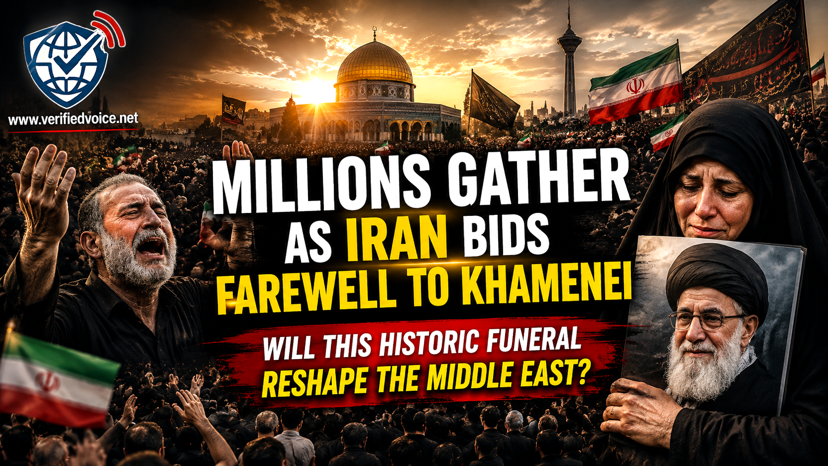khamenei historic funeral